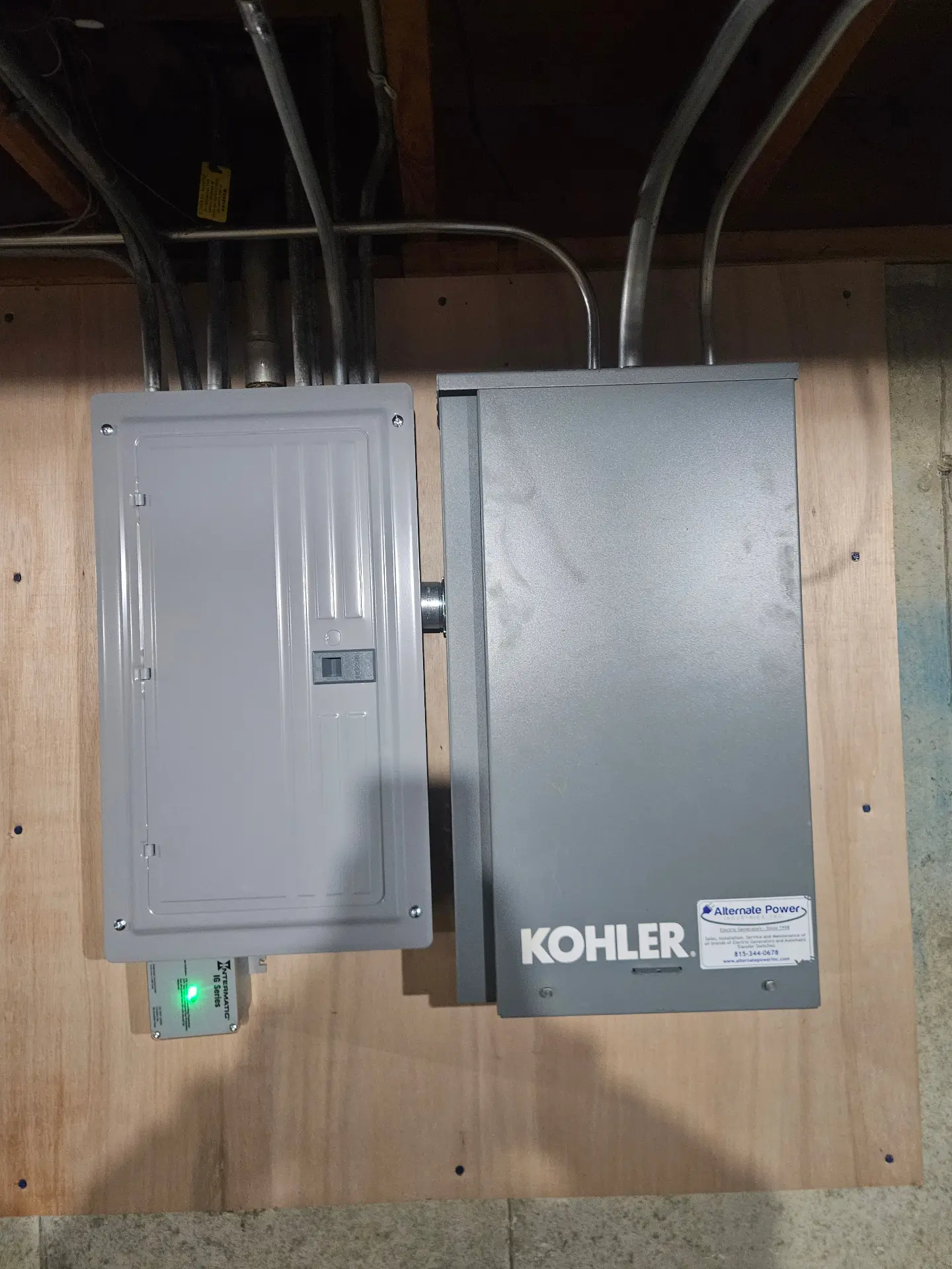 Kohler generator transfer switch installation
